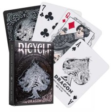 Pokerkaarten Bicycle Dragon Black Deck